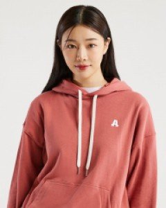 All day basic hoodie red bean(unisex)