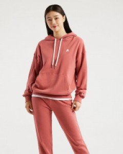 All day basic hoodie - jogger pants set red been(unisex)