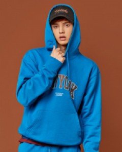 New York college hoodie cobalt blue(unisex)