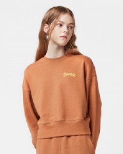Tennis club back label crew neck bronze