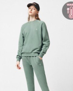 Icon logo sweatshirt jogger pants fluff set 네오mint