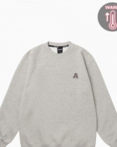 All day basic sweatshirt fluff melange gray(unisex)