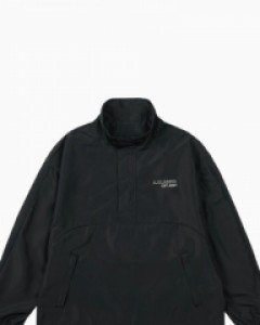 untact loose fit anorak jacket black(unisex)