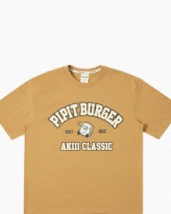 AKIII CLASSIC X PIPIT BURGER T-shirt 머스타드(unisex)