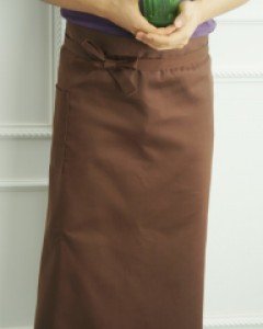 바리스타 앞치마(롱형)_브라운