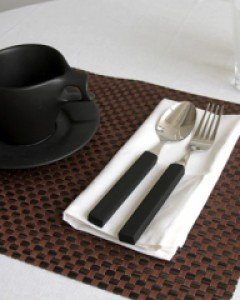 모던스퀘어 테이블매트_레드브라운