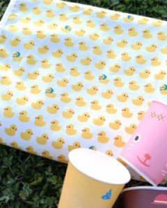 피크닉매트 오리의 행진