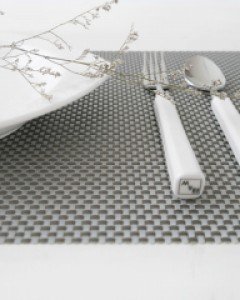 [당일배송(12시이전)] 모던스퀘어 테이블매트_세피아그레이