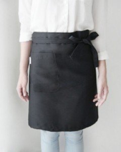 모노 바리스타 앞치마(하프형)_블랙