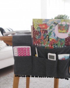 봉봉 베드사이드포켓/침대수납파우치_4color