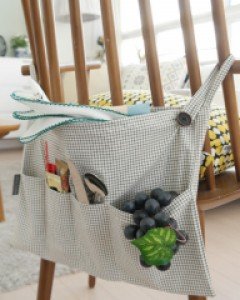 믹스체크 베드사이드포켓/침대수납파우치 2type