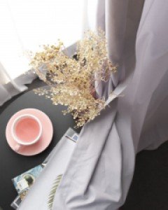 먼지없는 투톤 블리치커튼_라이트그레이