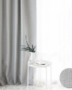 블랙라벨 라고스 100% 암막커튼_라이트그레이