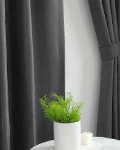 네오 고급 호텔 암막커튼_진그레이