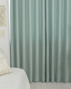 맞춤제작 프리미엄 리브 항균 형상기억 생활암막커튼_민트