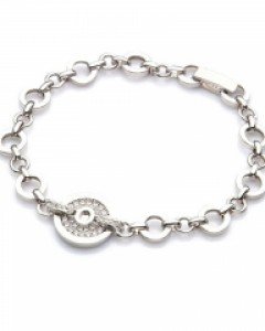실버 에빌 써클 팔찌 B01-137