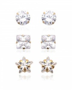 14K 7mm 써클라인 침형 귀걸이 E16-26