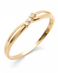 14k/18k 엣지라인 트위스트 반지 R03-62