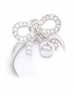 실버 젬스 리본라인 애끼 반지 SC01-569