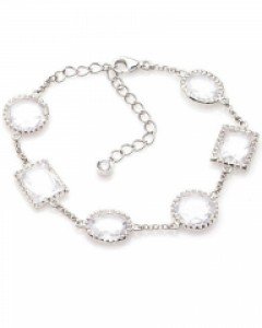 실버 화이트 디버시 팔찌 B01-270