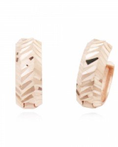 14k/18k 커팅베로이 원터치 귀걸이 E22-05