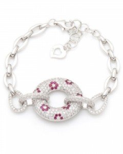 실버 아르데 써클 팔찌 B01-276