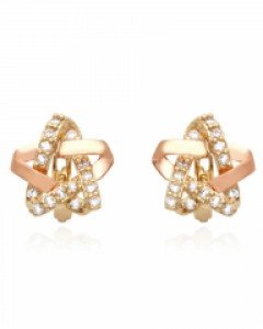 14K/18K 티아 스타라인 원터치 귀걸이 E22-88