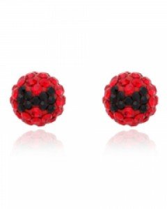 14k 8mm 리본점토볼 침형 귀걸이 E23-10