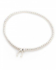 실버 위시본 프리사이즈 팔찌 B01-361