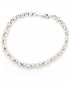 실버 써클포인트 다미앙 팔찌 B01-362