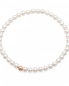 [SSADAGU] 14K/18K 스와로브스키스톤 진주 금볼 팔찌 B03-86