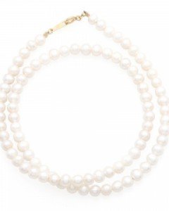 14K/18K 담수진주 4mm 비드목걸이 N13-29