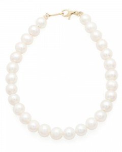 14K/18K 담수진주 6mm 비드팔찌 B03-97