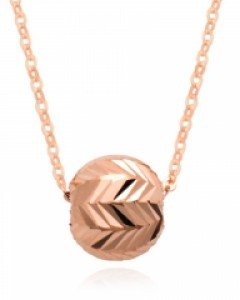 14K 헤링 커팅볼 목걸이 N13-39 [S2]