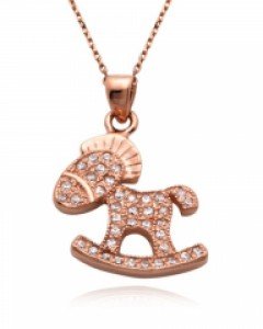 14K/18K 샤이닝큐 목마 목걸이 N14-06