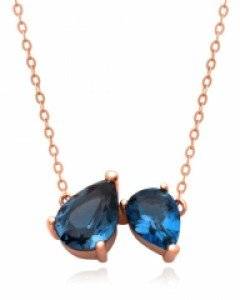 14K/18K 블루폴카 목걸이 N14-14