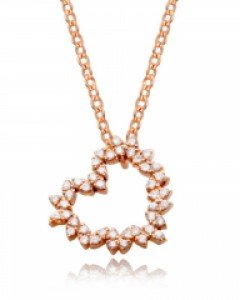 14K/18K 페탈 하트 목걸이 N14-43