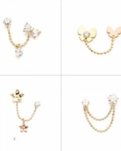 14K 투핀 귀걸이 모음 (택1)