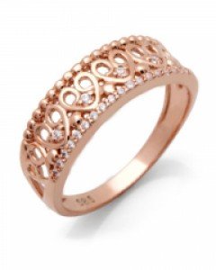 14K/18K 버블 하트 엠보 반지 R08-01