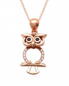 14K/18K 세미 벨리 부엉이 목걸이 N15-16 [S2]