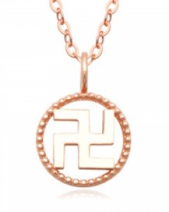 14K/18K 엠보 만자 목걸이 N15-94 [M2]