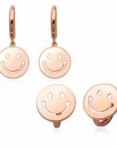 14K/18K 해피 스마일 원터치 귀걸이 E25-29 (택1)