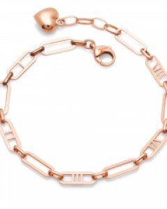 14K/18K 브릿지 레일하트 팔찌 B05-84