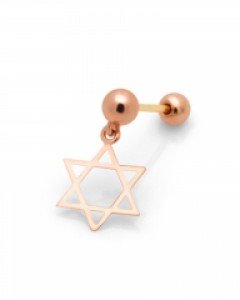 14K 스파클 스타 딸랑이 피어싱 PS04-05