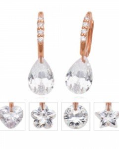 14K 트윙클 원터치 귀걸이 E25-46 (택1)