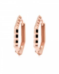 14K 커팅 헥사 원터치 귀걸이 E25-60 (택1)