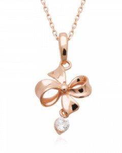 18K 블레싱 리본 목걸이 N16-70