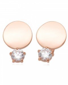 14K/18K 조이 써클 큐빅 원터치 귀걸이 E25-85