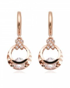 14K/18K 카레나 써클 원터치 귀걸이 E25-93