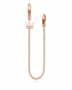 14K 아델린 크라운 투링 귀걸이 E26-35